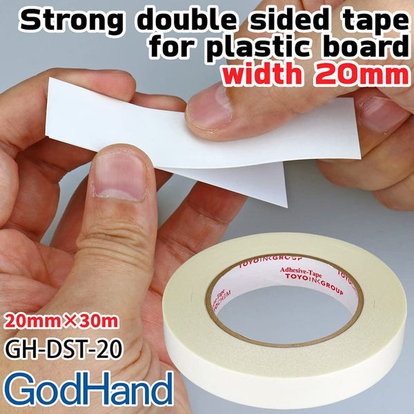 GodHand GodHand - Strong double sided tape width 20mm for plastic board