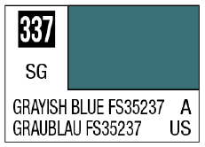 GSI Creos Mr. Color 337 - Grayish Blue FS35237 (Semi-Gloss/Aircraft)(4973028717655) | 4973028717655