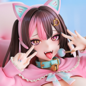 The Bewitching Landmine-Type Catgirl Streamer, Kuro Illustrated by