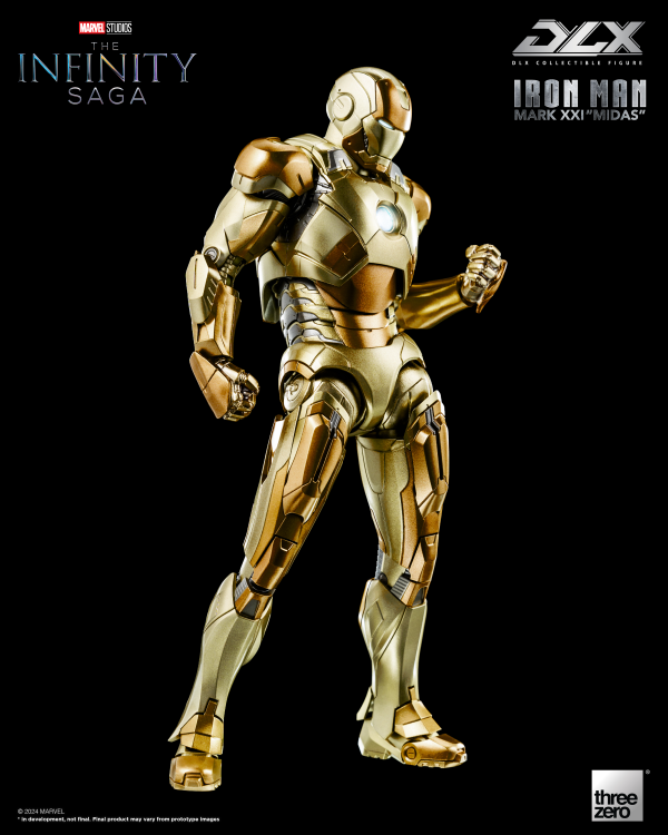 threezero Marvel Studios: The Infinity Saga - DLX Iron Man Mark 21 “Midas” | 4895250815452