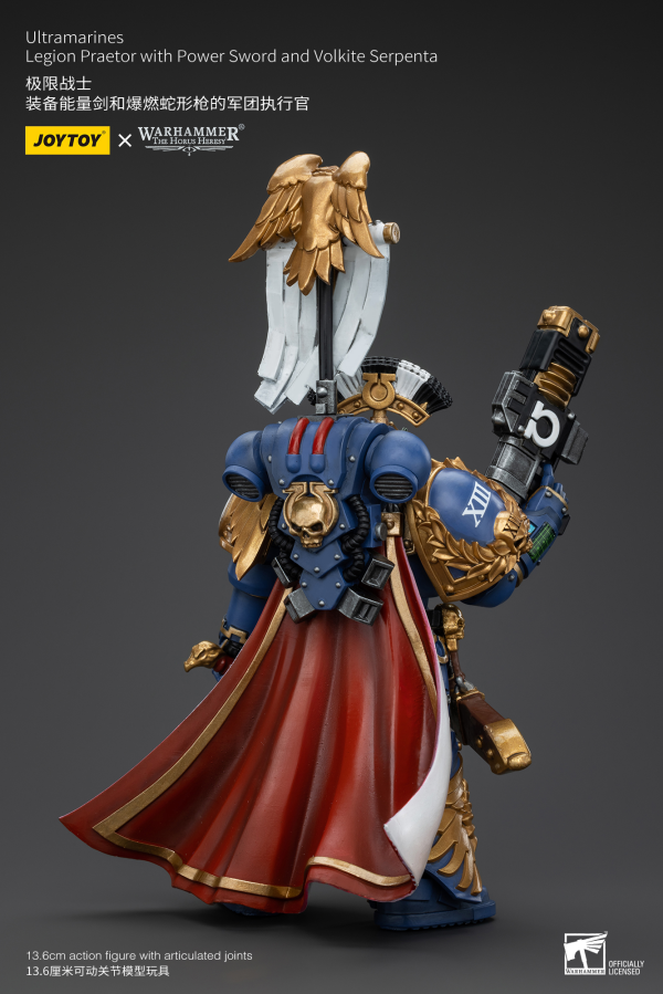 JOYTOY Ultramarines Legion Praetor with Power Sword and Volkite Serpenta | 6927054400126