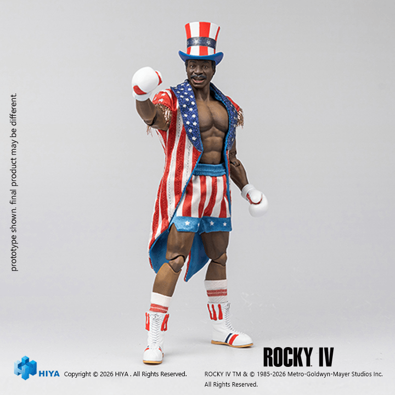 1/12 Scale 6 Inch Rocky IV Apollo Action Figure | 6957534204760