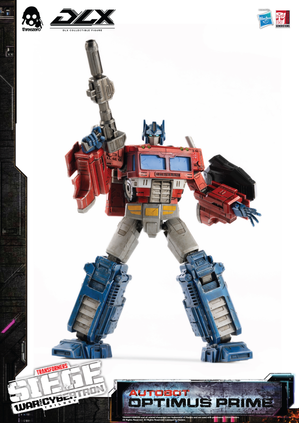 threezero Transformers: War for Cybertron Trilogy - DLX Optimus Prime | 4895250816343