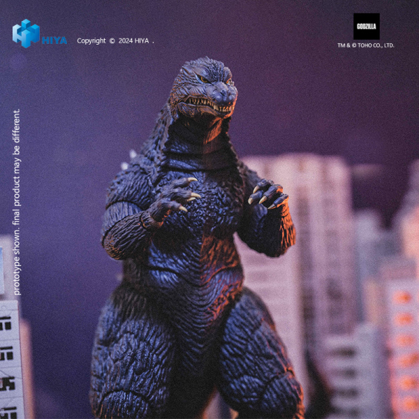 HIYA TOYS Exquisite Basic Series None Scale 7 Inch GODZILLA AGAINST MECHAGODZILLA 2002 Godzilla(6957534204074)(6957534204074)
