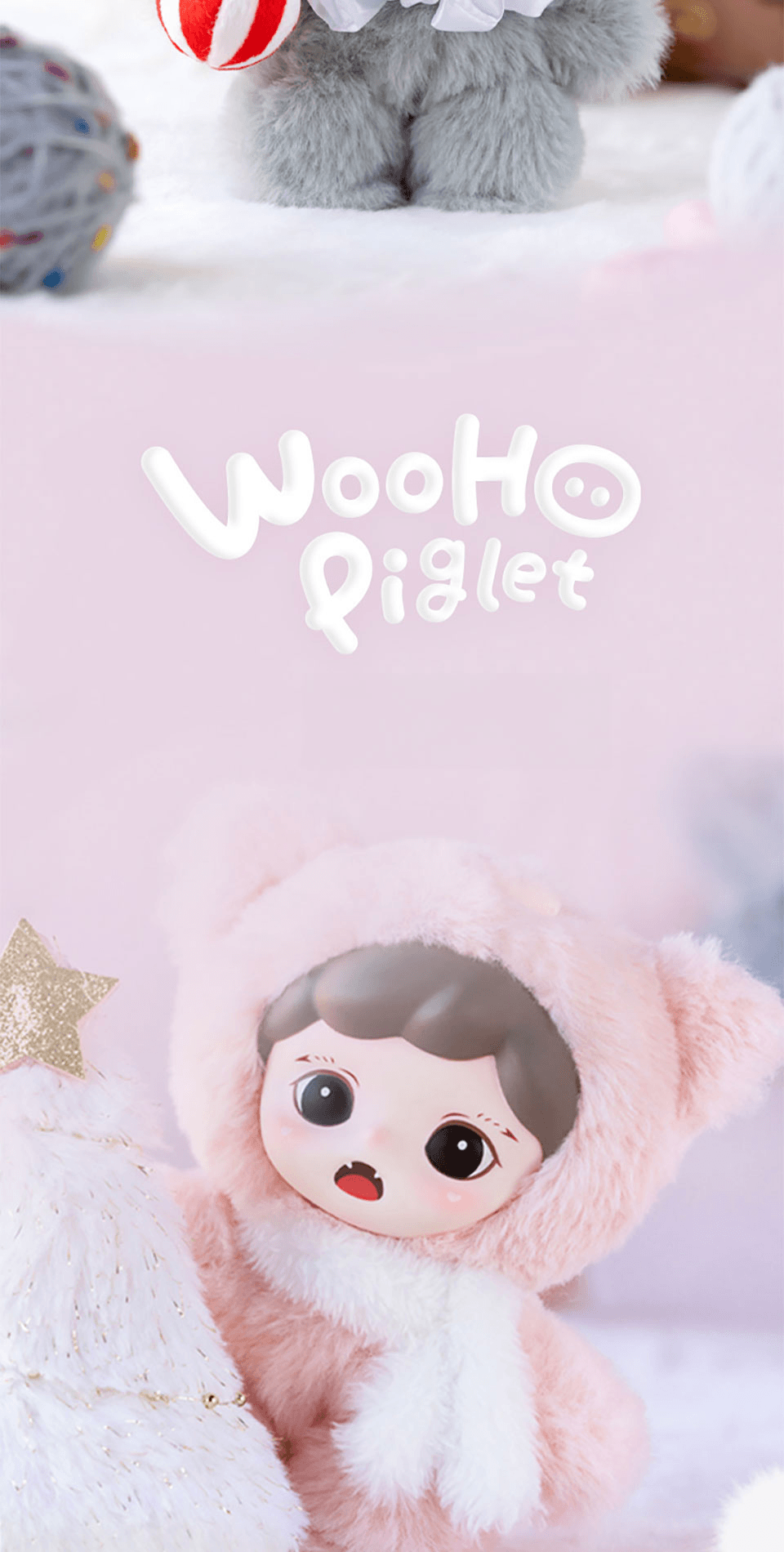 Zoraa Fluffy Cabin Series Viny Plush Doll (Box of 6)