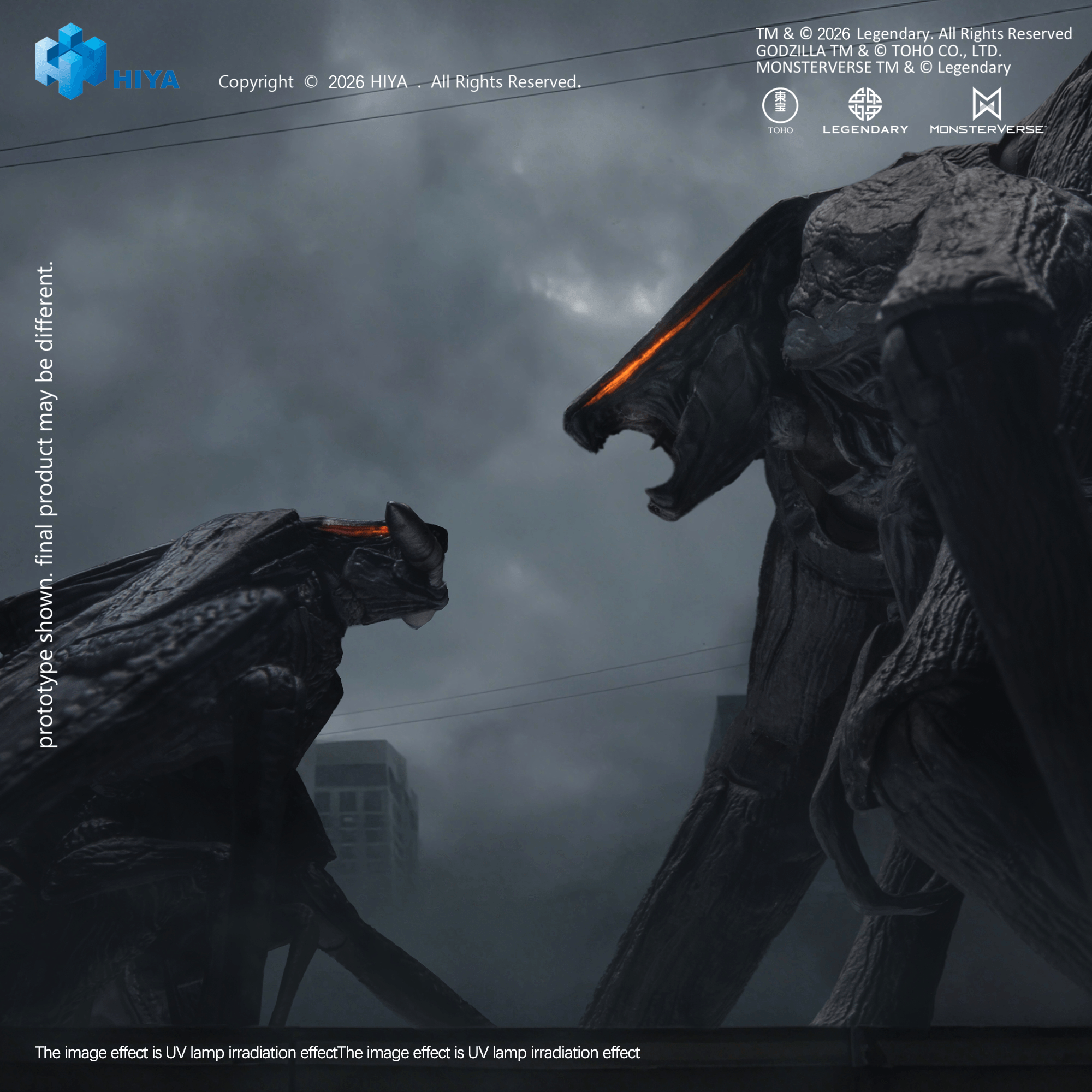 None Scale 6 Inch Godzilla 2014 Male & Female Muto Set Action Figure | 6957534205071