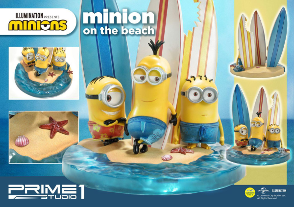 Prime 1 Studio Prime Collectible Figures Minions On The Beach(4562471908934)(4562471908934)