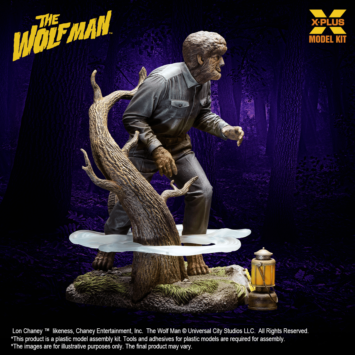 1/8 Scale Lon Chaney Jr. as Wolf Man Plastic Model Kit(4532149027090)