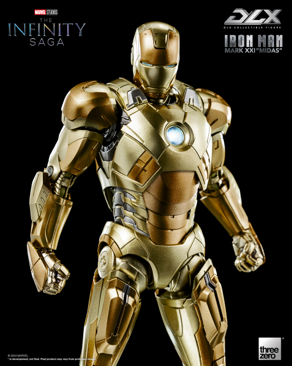 threezero Marvel Studios: The Infinity Saga - DLX Iron Man Mark 21 “Midas” | 4895250815452