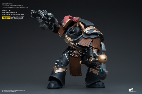 Joy Toy Sons of Horus Justaerin Terminator Squad Justaerin with Carsoran Power Axe | 6973130379718