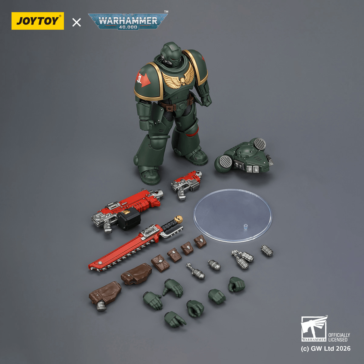 Dark Angels Intercessor with Bolt Rifle, Bolt Pistol and Chainsword | 6927054403868