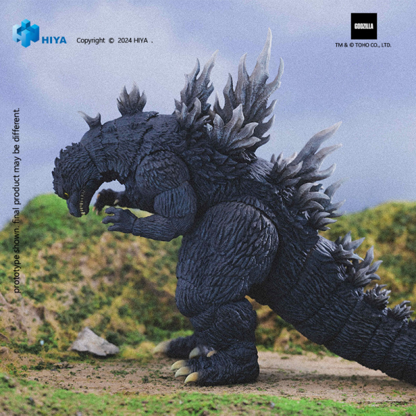 HIYA TOYS Exquisite Basic Series None Scale 7 Inch GODZILLA AGAINST MECHAGODZILLA 2002 Godzilla(6957534204074)(6957534204074)