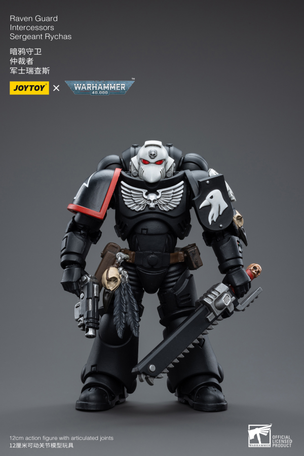 Joy Toy Raven Guard Intercessors Sergeant Rychas(6973130374577)(6973130374577)