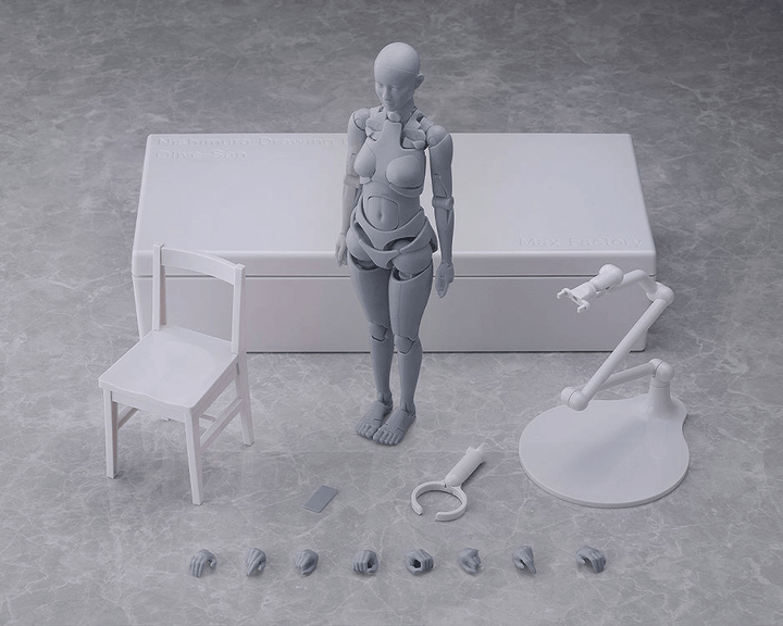 Nishimura Style Drawing Doll Olive Gray | 4545784070260