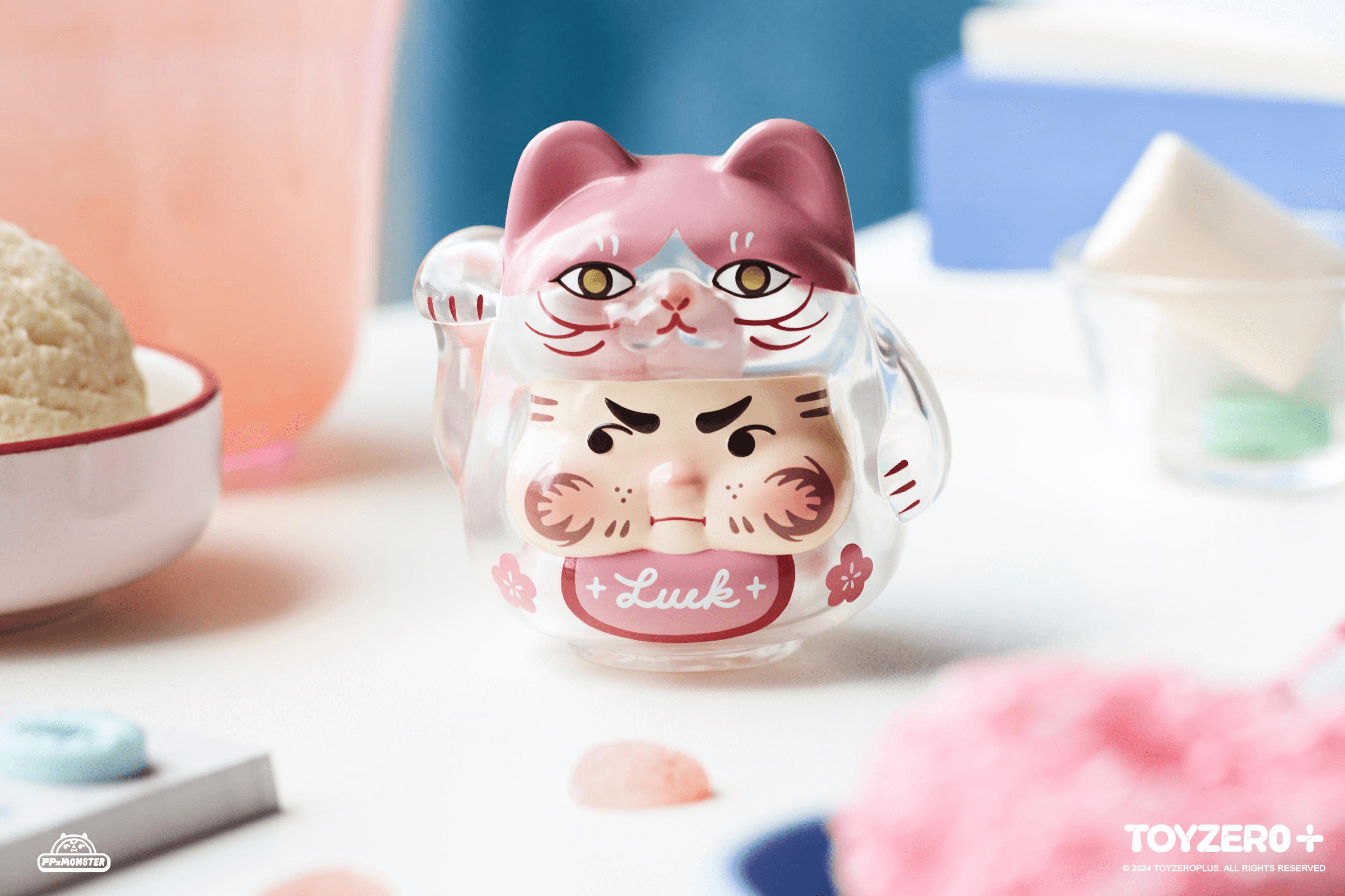 PP X MONSTER Lucky Kitten Daruma Blind Box (Box of 6)