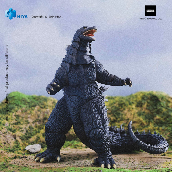 HIYA TOYS Exquisite Basic Series None Scale 7 Inch GODZILLA AGAINST MECHAGODZILLA 2002 Godzilla(6957534204074)(6957534204074)