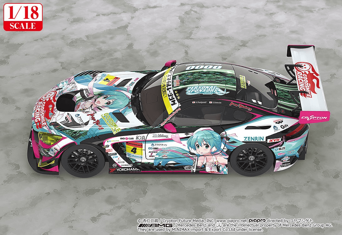 (Rerelease) 1/18th Scale Good Smile Hatsune Miku AMG: 2019 Ver.