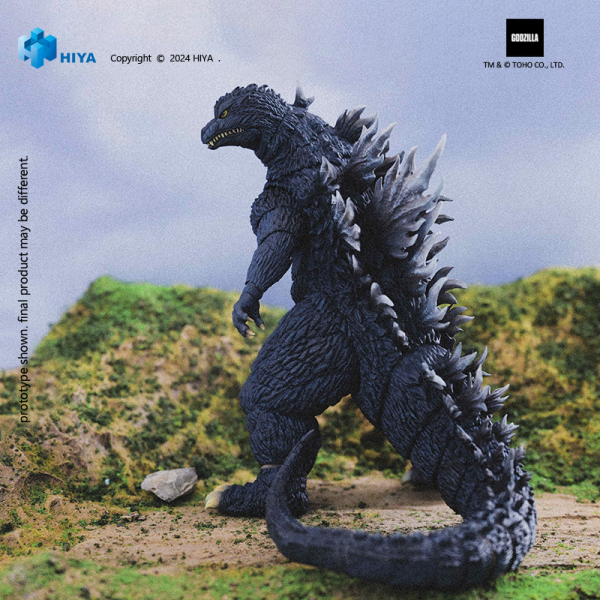 HIYA TOYS Exquisite Basic Series None Scale 7 Inch GODZILLA AGAINST MECHAGODZILLA 2002 Godzilla(6957534204074)(6957534204074)