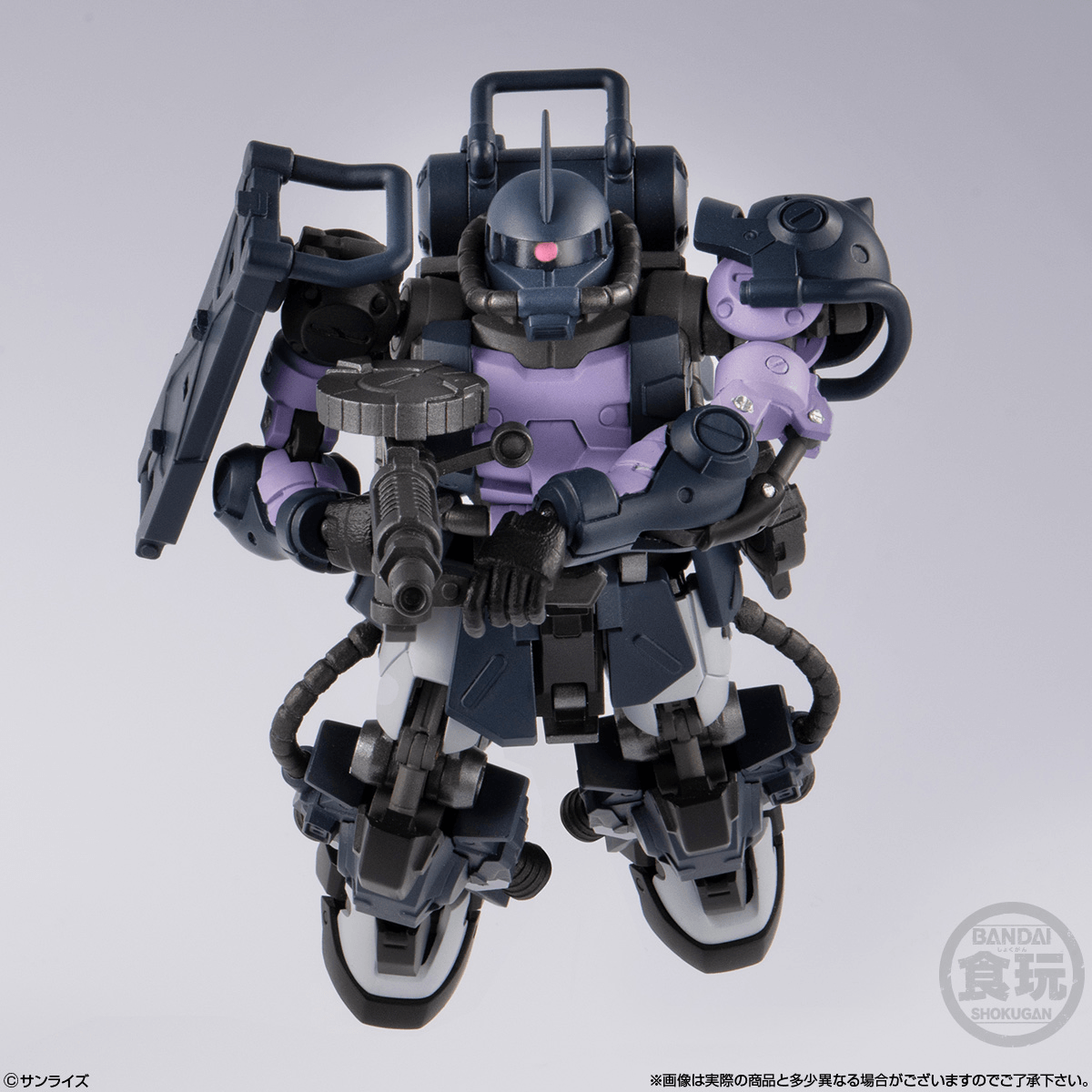 Zaku II High Mobility Type (Black Tri-Stars Custom) "Gundam", Bandai Shokugan Gundam Artifact PRO | 4570117932403