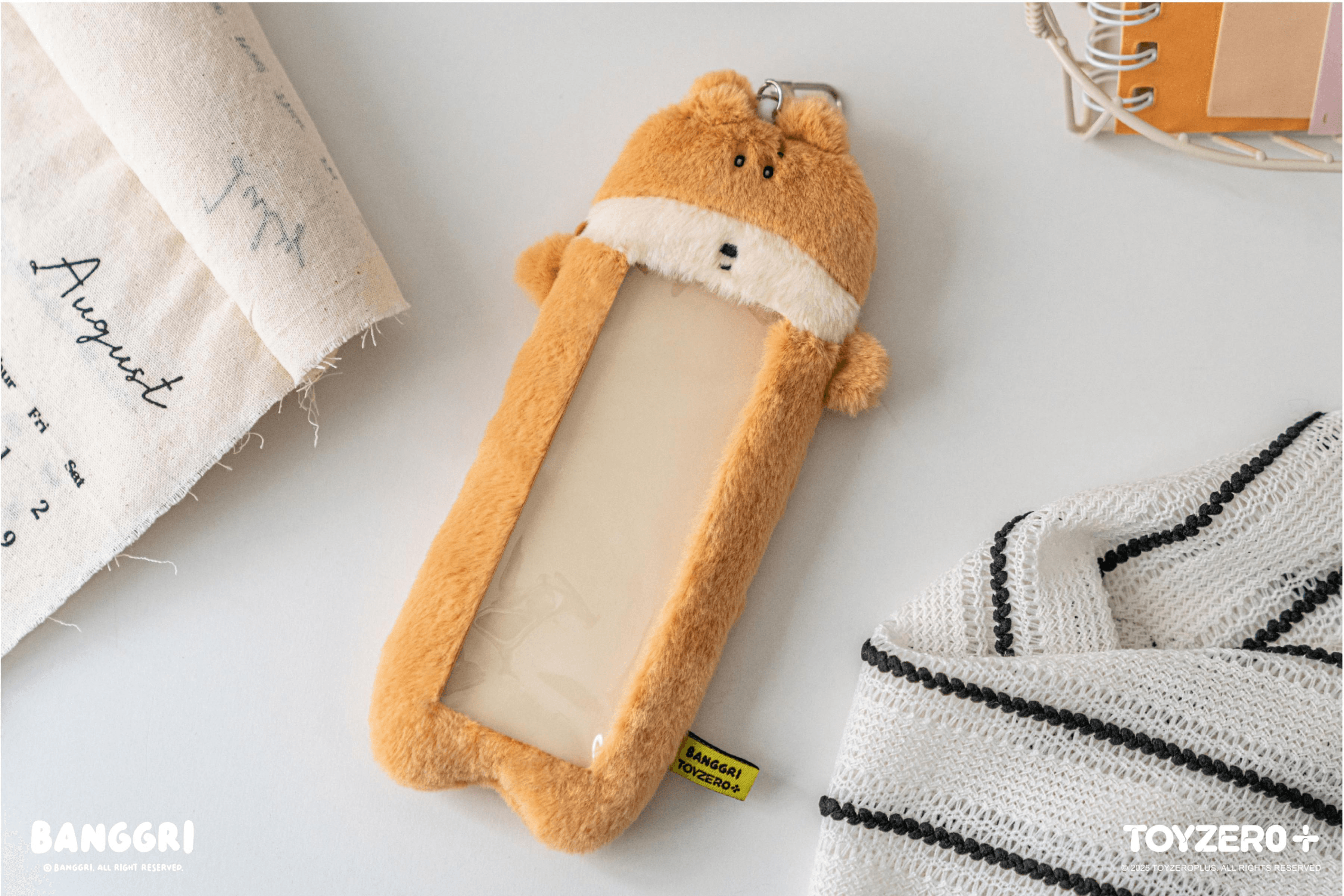 BANGGRI Generic Series - Plush Photocard Case Keychain (Munggu ver.) | 6978531761148