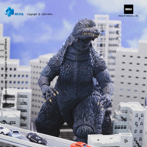 HIYA TOYS Exquisite Basic Series None Scale 7 Inch GODZILLA AGAINST MECHAGODZILLA 2002 Godzilla(6957534204074)(6957534204074)