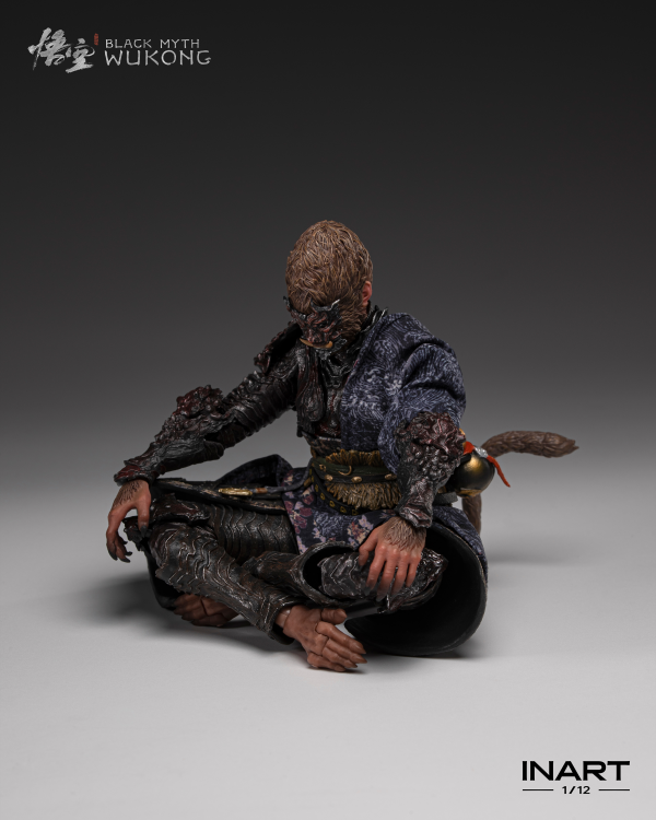 Queen Studios Black Myth: Wukong 1/12 Scale Action Figure - The Destined One in the Bronze Armor Set - Deluxe Version