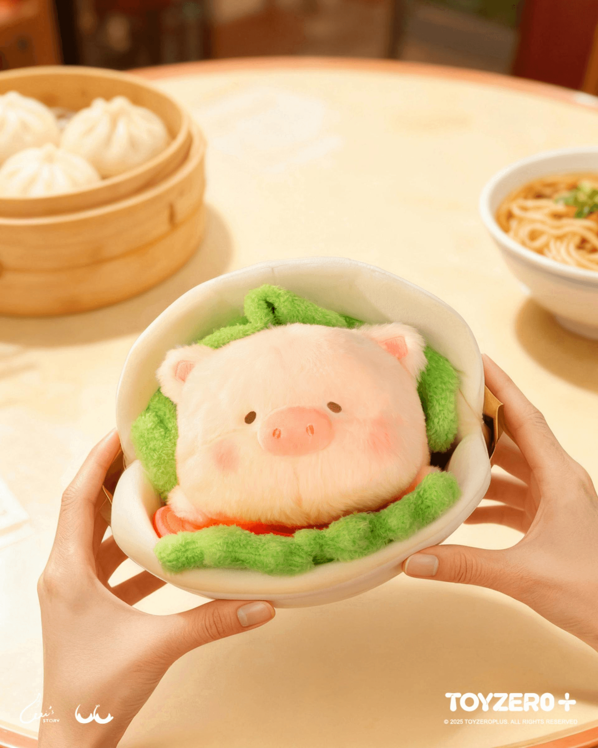 LuLu the Piggy Lu's Table - 5 Stars Roujiamo Lu Plush | 6978531761865