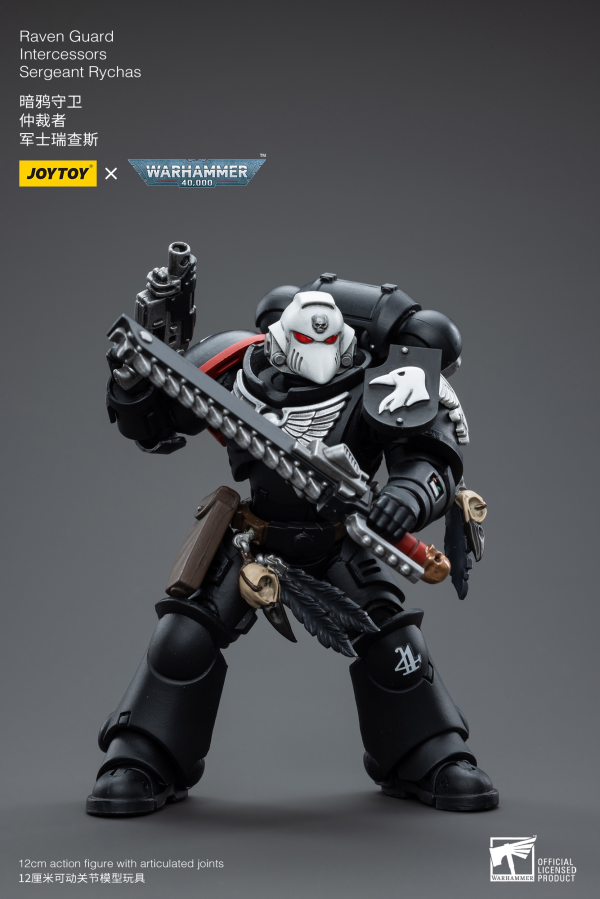 Joy Toy Raven Guard Intercessors Sergeant Rychas(6973130374577)(6973130374577)