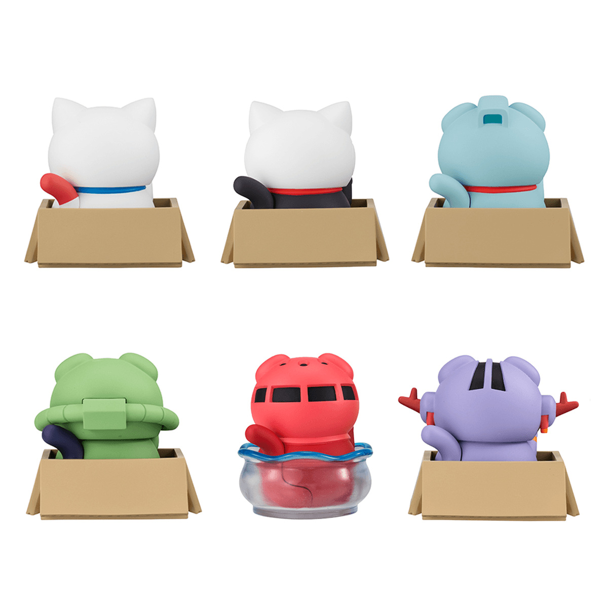 MEGA CAT PROJECT MOBILE SUIT GUNDAM NYANDAM ☆LUCKYCAT (Box of 6)