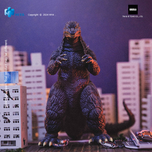 HIYA TOYS Exquisite Basic Series None Scale 7 Inch GODZILLA AGAINST MECHAGODZILLA 2002 Godzilla(6957534204074)(6957534204074)