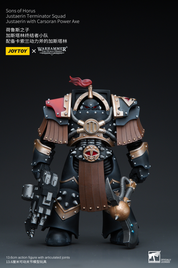 Joy Toy Sons of Horus Justaerin Terminator Squad Justaerin with Carsoran Power Axe | 6973130379718