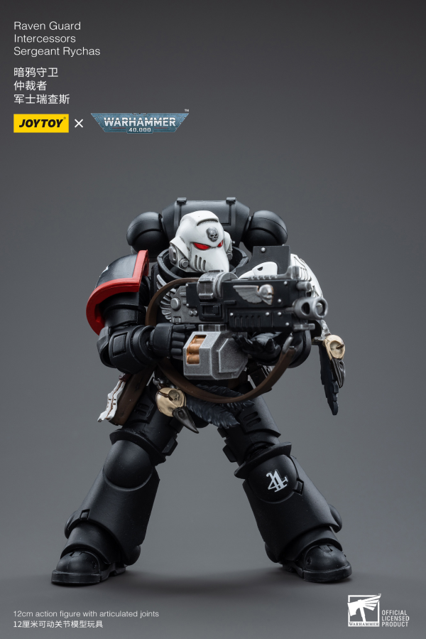 Joy Toy Raven Guard Intercessors Sergeant Rychas(6973130374577)(6973130374577)