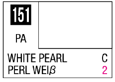 Mr Hobby Mr. Color 151 - White Pearl (Pearl/Car) | 4973028717150
