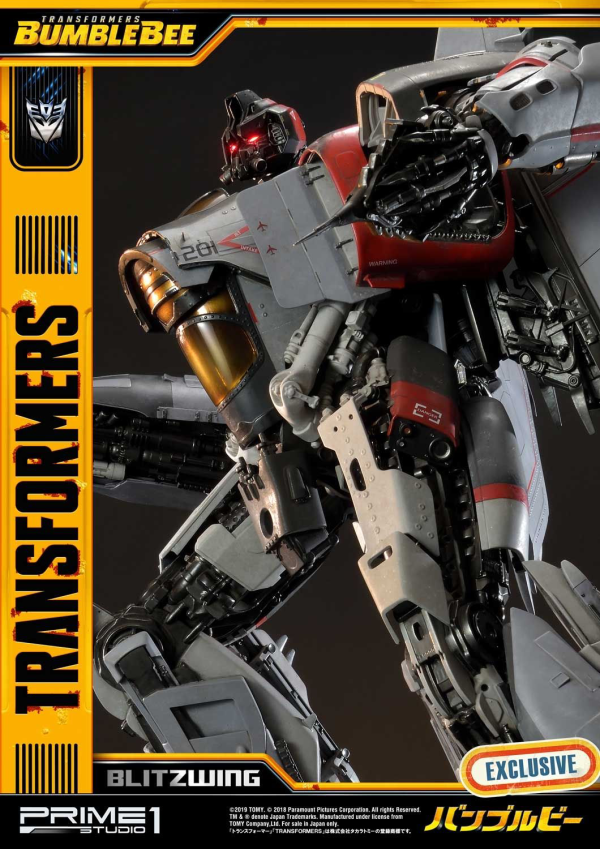 Prime 1 Studio Museum Masterline Transformers: Bumblebee (Film) Blitzwing EX Version(4562471908088)(4562471908088)