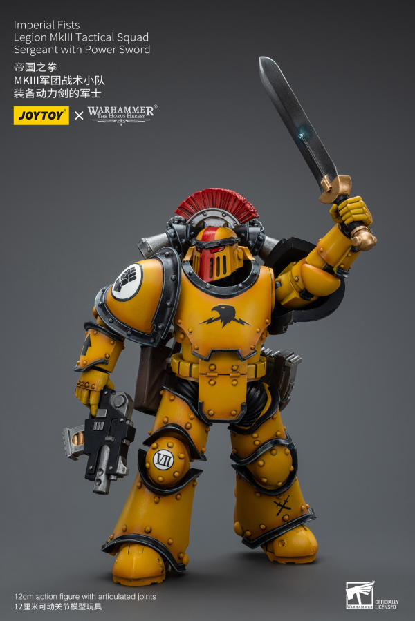 Joy Toy Imperial Fists   Legion MkIII Tactical Squad Sergeant with Power Sword(6973130379046)(6973130379046)