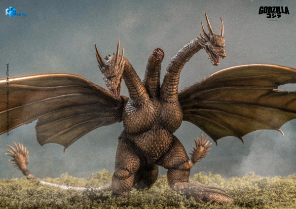 HIYA TOYS Exquisite Basic Series  None Scale 10 Inch Godzilla vs. King Ghidorah King Ghidorah Battle Damaged Ver. Action Figure(6957534204395)