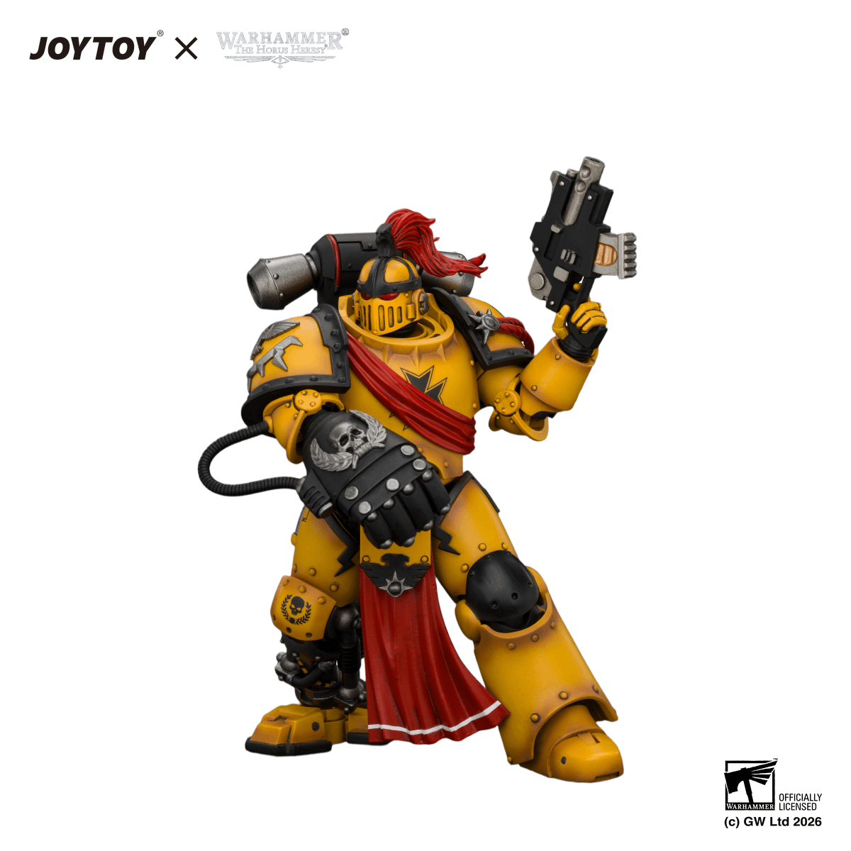 Imperial Fists Herald Consul with Standard and Bolt Pistol