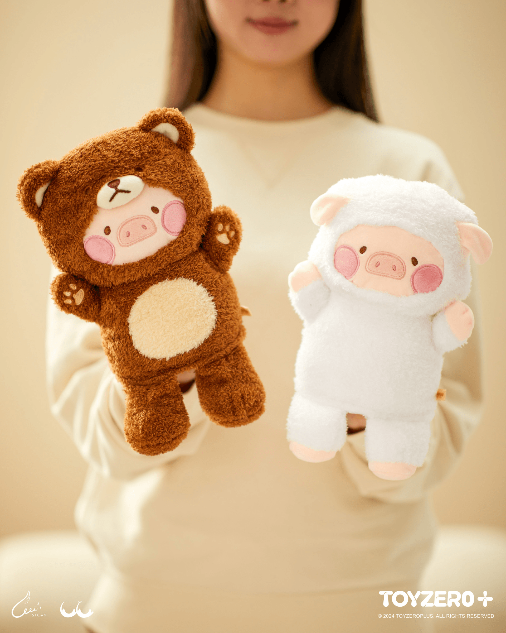 LuLu the Piggy Costume Series - Fluffy Hand Puppets (Bear) | 781005758188