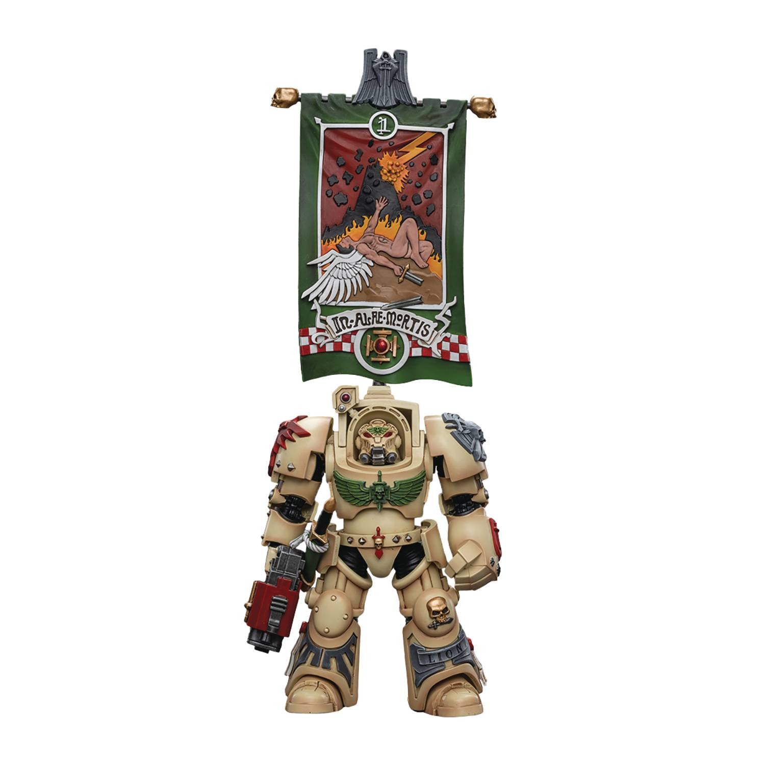 Joy Toy Dark Angels Deathwing Ancient with Company Banner(6973130379176)