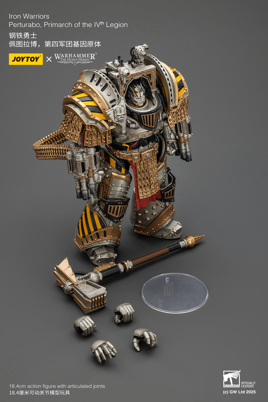 JOYTOY Iron Warriors Perturabo, Primarch of the lVth Legion | 6927054401819