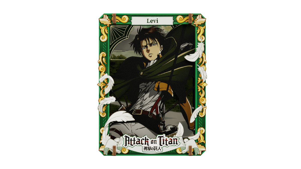 Attack on Titan Wooden Gallery - S (6 units/set) (Box of 6)