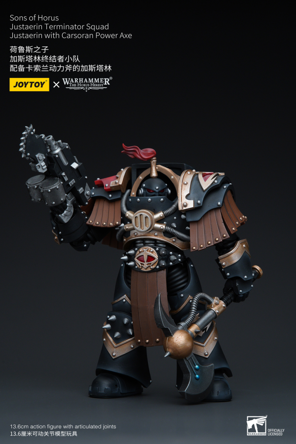 Joy Toy Sons of Horus Justaerin Terminator Squad Justaerin with Carsoran Power Axe | 6973130379718