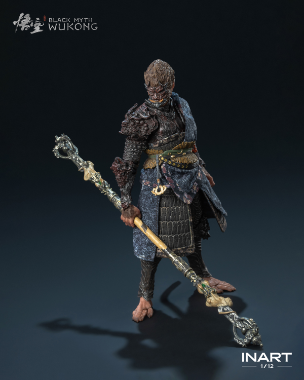 Queen Studios Black Myth: Wukong 1/12 Scale Action Figure - The Destined One in the Bronze Armor Set - Deluxe Version