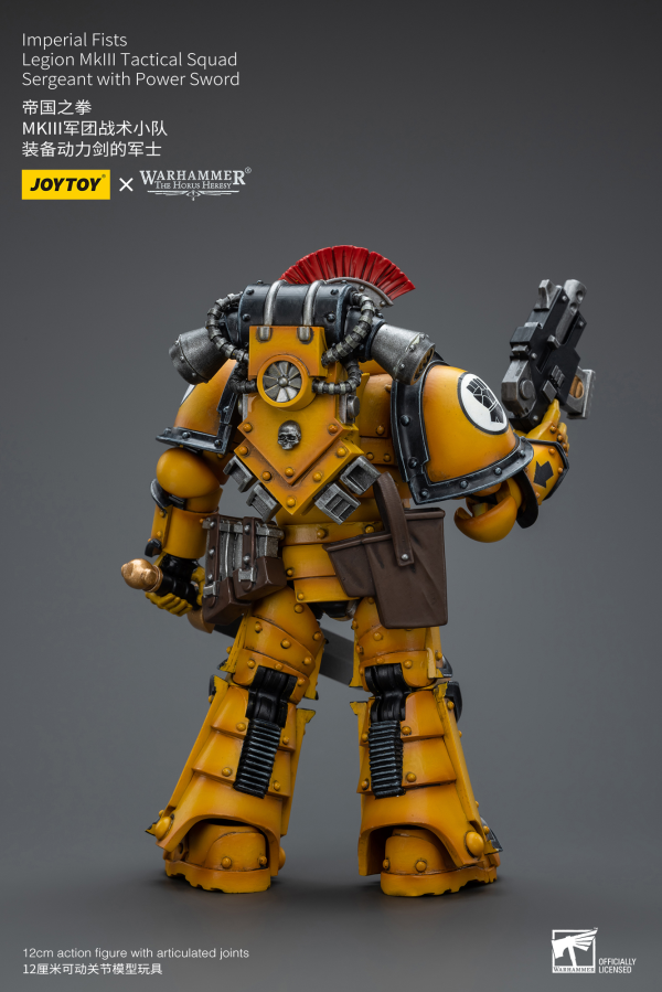 Joy Toy Imperial Fists   Legion MkIII Tactical Squad Sergeant with Power Sword(6973130379046)(6973130379046)