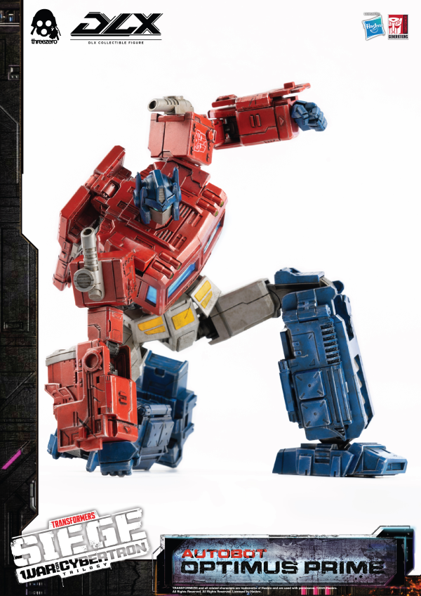 threezero Transformers: War for Cybertron Trilogy - DLX Optimus Prime | 4895250816343