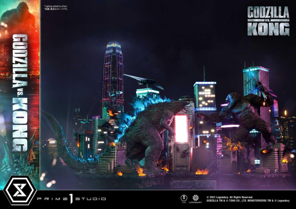 Prime 1 Studio Ultimate Diorama Masterline Godzilla vs Kong (Film) Godzilla VS Kong Final Battle(4580708032993)(4580708032993)