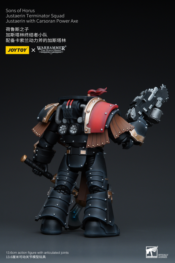 Joy Toy Sons of Horus Justaerin Terminator Squad Justaerin with Carsoran Power Axe | 6973130379718
