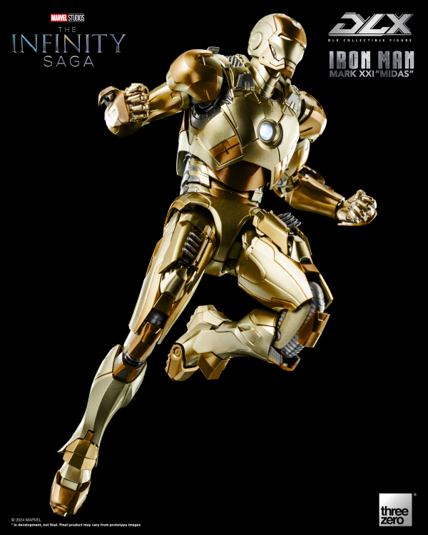 threezero Marvel Studios: The Infinity Saga - DLX Iron Man Mark 21 “Midas” | 4895250815452