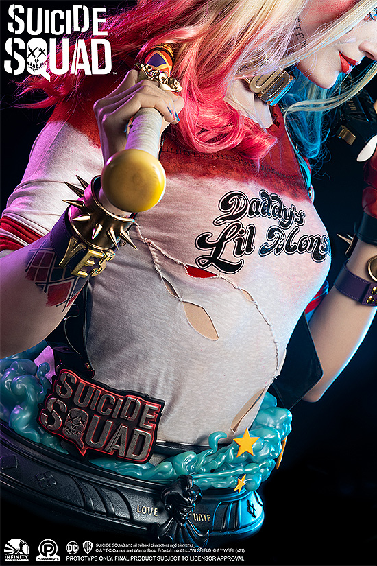 Infinity Studio Infinity Studio X Penguin Toys: DX Series Life Size Bust Suicide Squad Harley Quinn(4580416923828)(4580416923828)