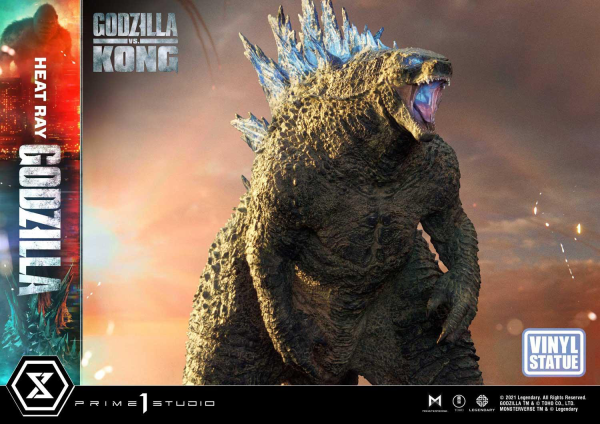 Prime 1 Studio Ultimate Diorama Masterline Godzilla vs Kong (Film) Heat Ray Godzilla Vinyl Statue(4580708037981)(4580708037981)